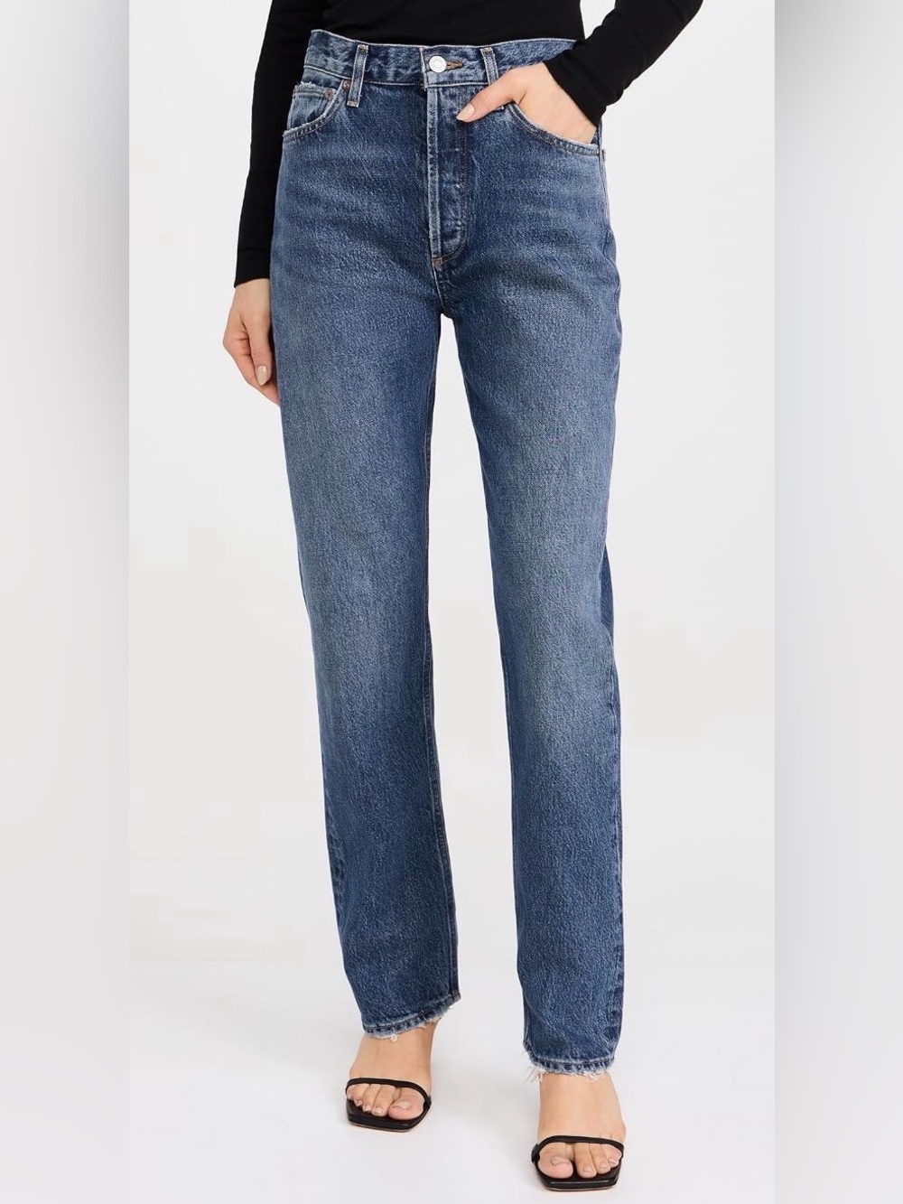 NWT Agolde 90s Pinch Waist High Rise Straight Jeans Size 30